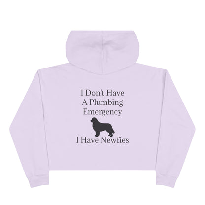 Plumbing Emergency Women's Crop Hoodie