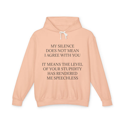 Speechless Unisex Lightweight Hoodie