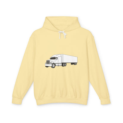 Semi Truck Unisex Lightweight Hoodie