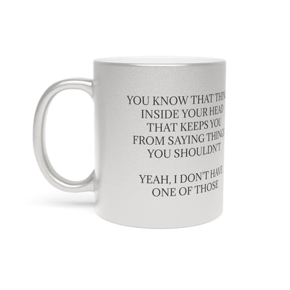 No Filter Metallic Coffee Mug