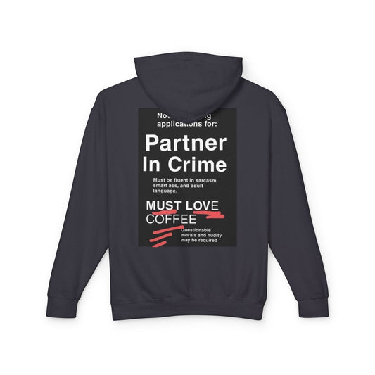 Partner In Crime Unisex Lightweight Hoodie