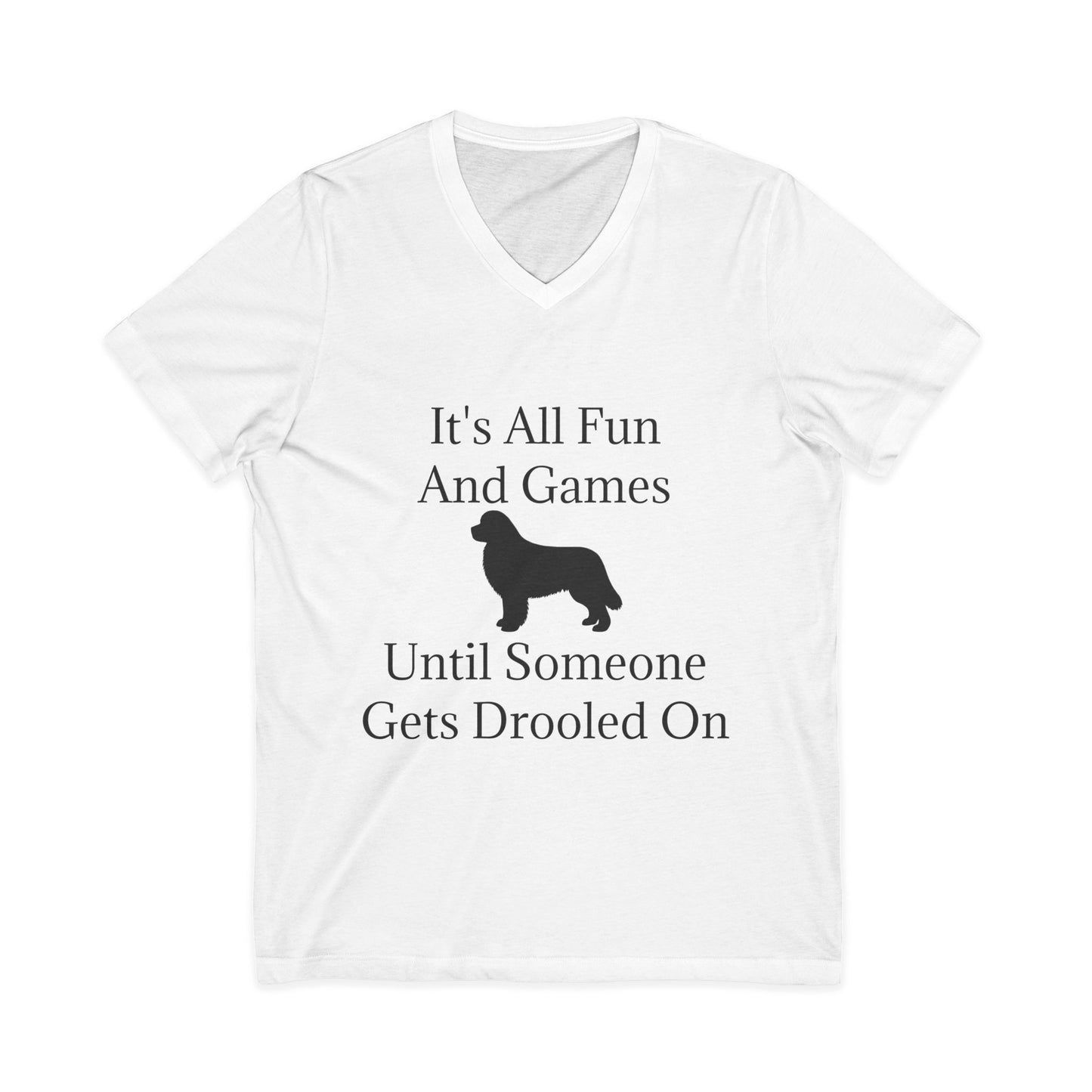 Fun And Games Unisex Short Sleeve V-Neck Tee