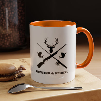 Hunting/Fishing 2-Tone Coffee Mug
