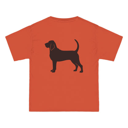 Bloodhound Silhouette Men's Short-Sleeve Crewneck Tee