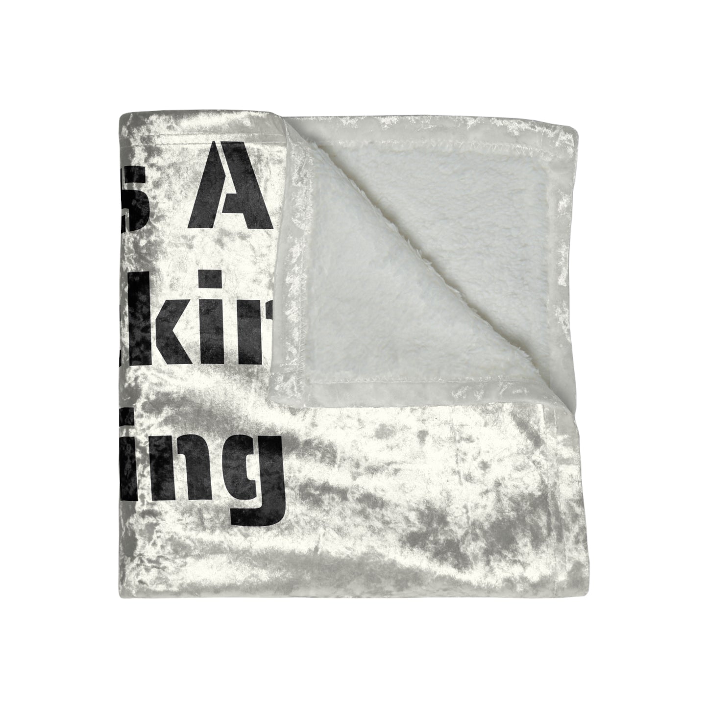 Trucking Thing Crushed Velvet Blanket