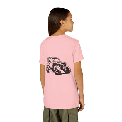 Off The Beaten Path Side By Side Youth Unisex Short Sleeve Crewneck Tee