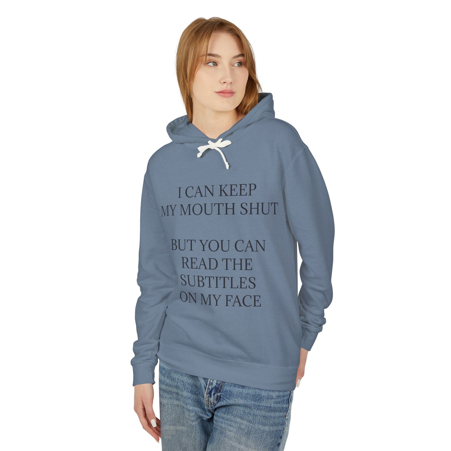 Subtitles Unisex Lightweight Hoodie