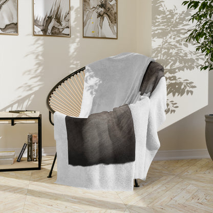 Poodle Head Velveteen Microfiber Blanket