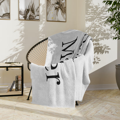 Size Does Matter Velveteen Microfiber Blanket