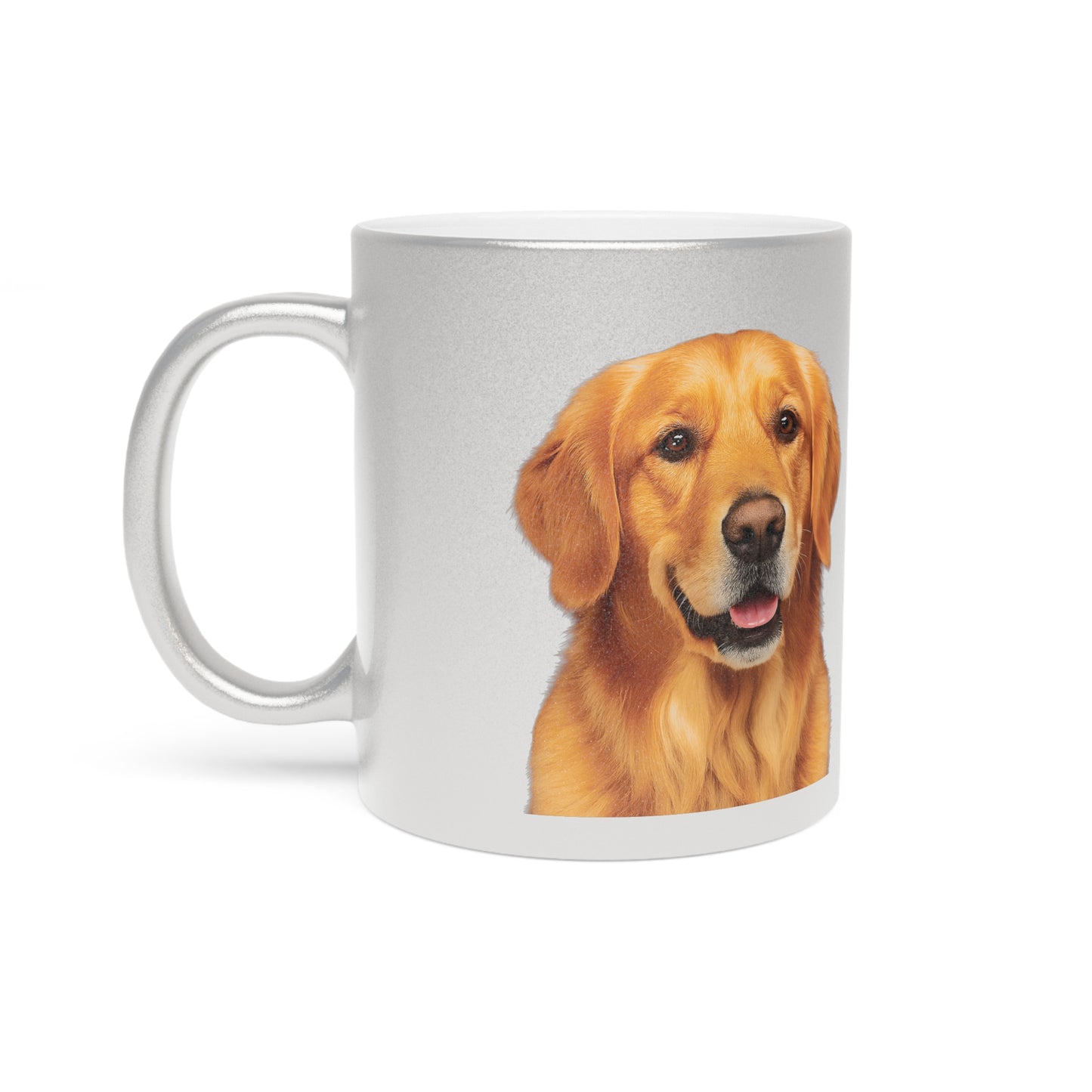Golden Head Metallic Coffee Mug