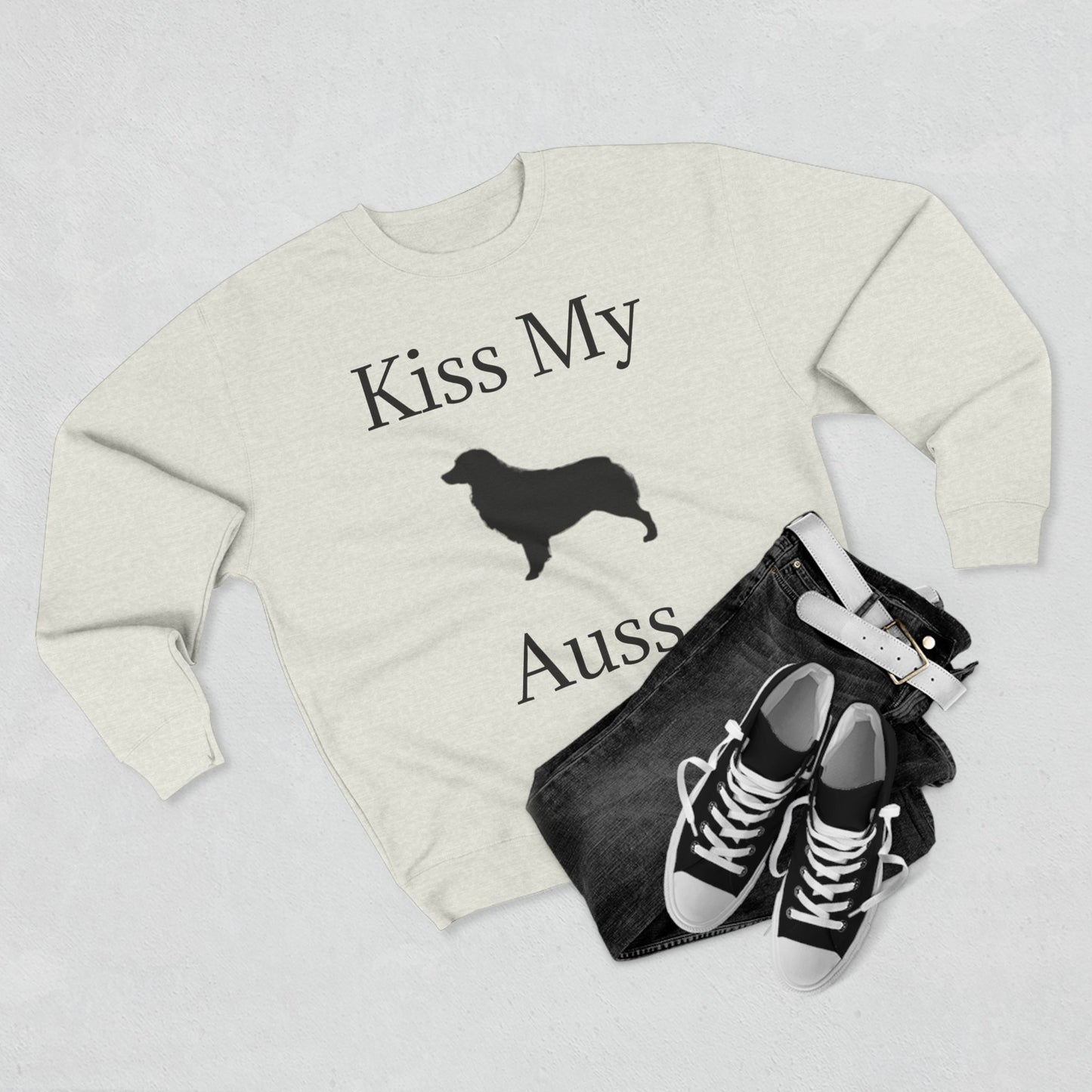 Kiss My Auss Unisex Crewneck Sweatshirt