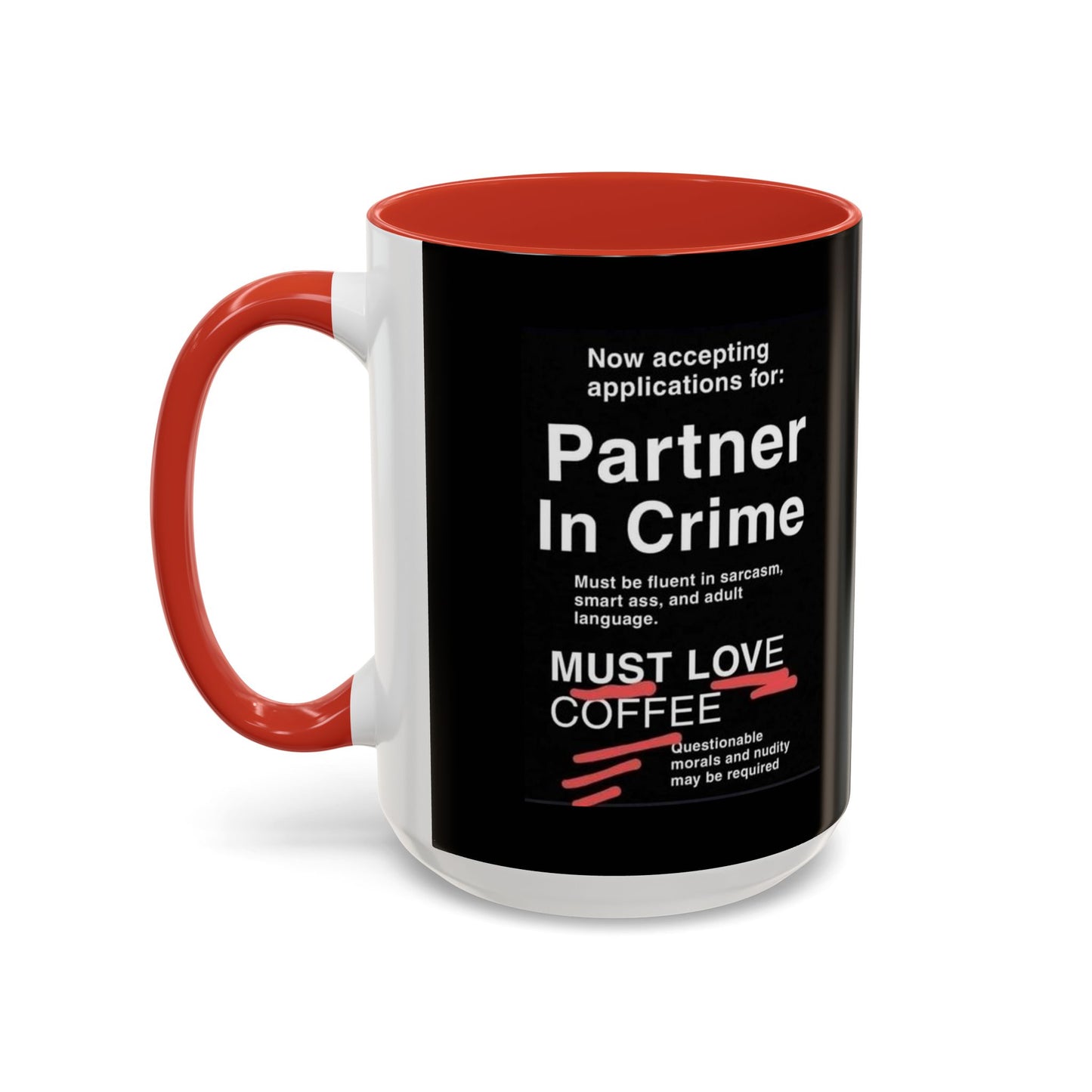 Partner In Crime 2-Tone Coffee Mug