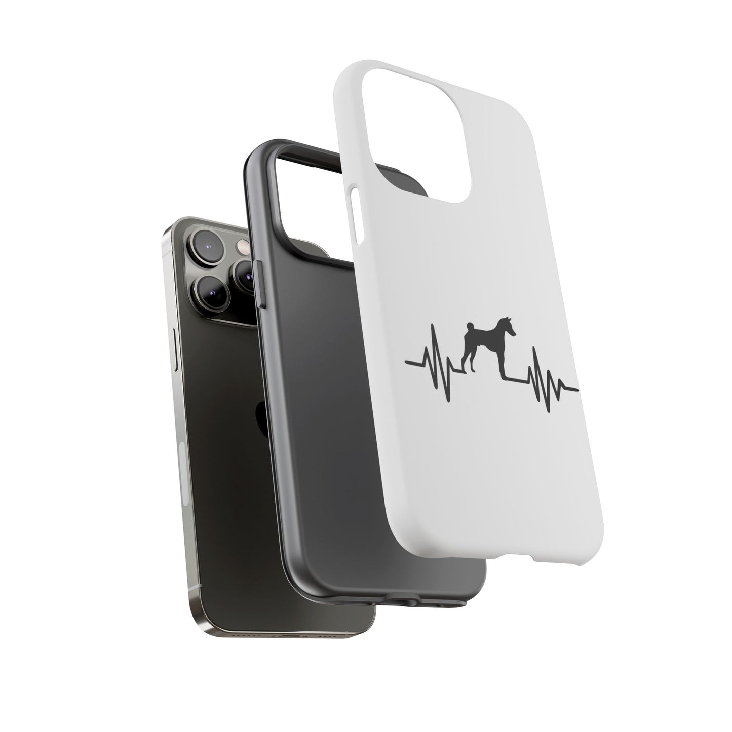My Heart Beats For Basenjis iPhone Case