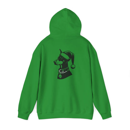 Santa Paws Doberman Unisex Hoodie