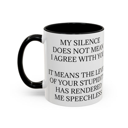 Speechless 2-Tone Coffee Mug