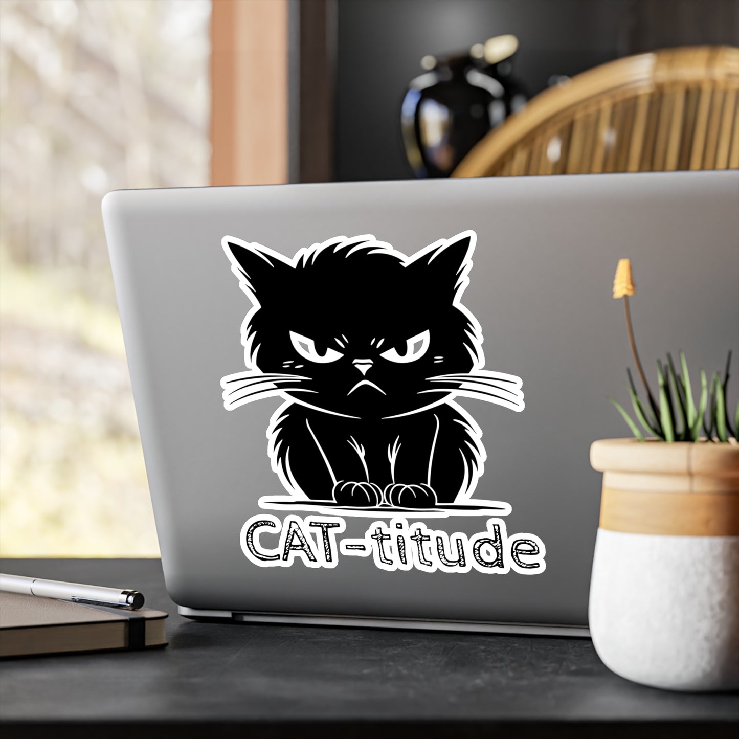 CAT-titude Vinyl Decal