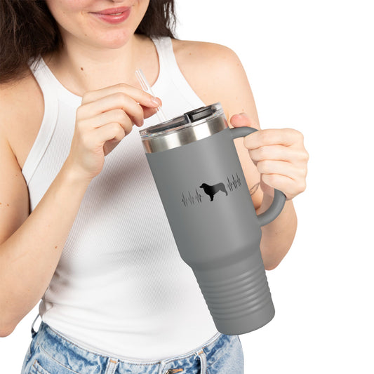 My Heart Beats For Aussies Insulated Travel Mug