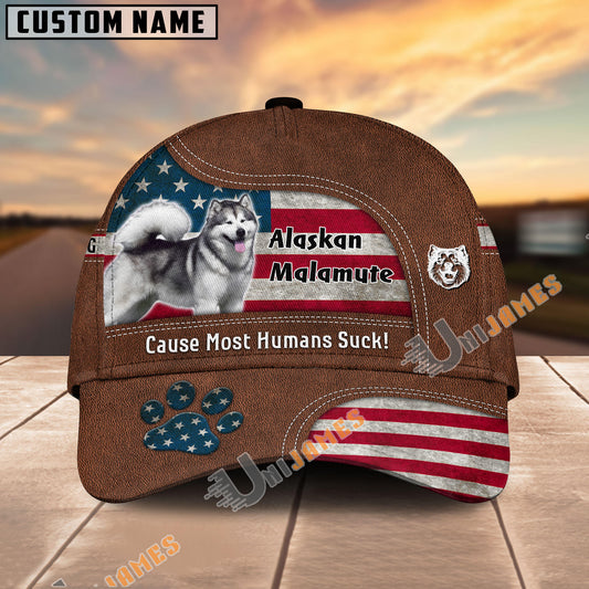 Humans Suck Malamute Hat